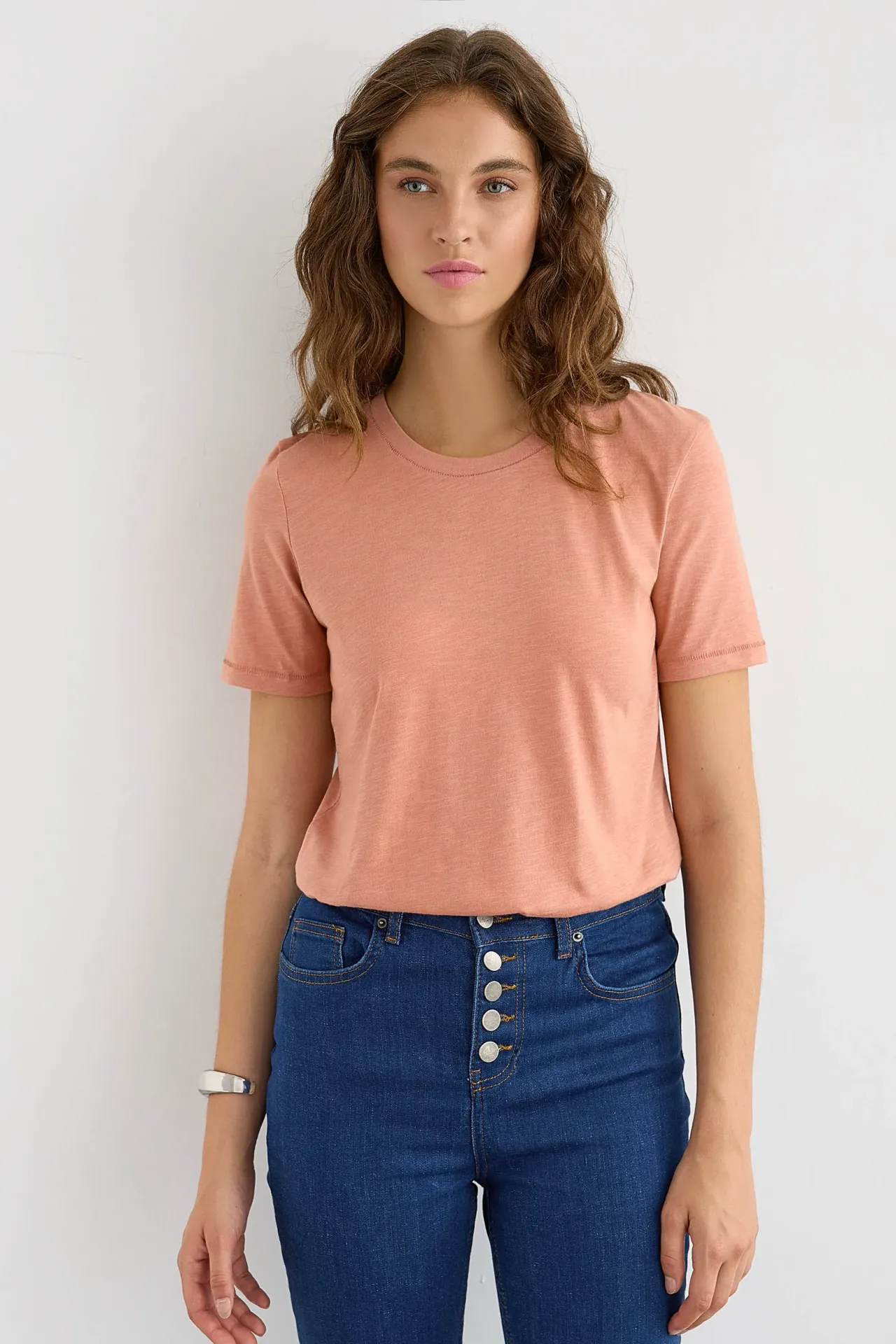 Basic Cotton Short-Sleeve Tee