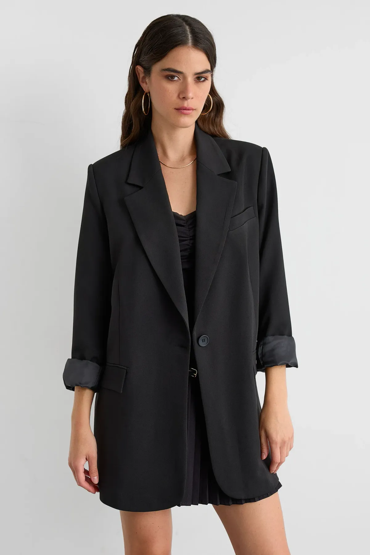 Tailored Woven Blazer 3