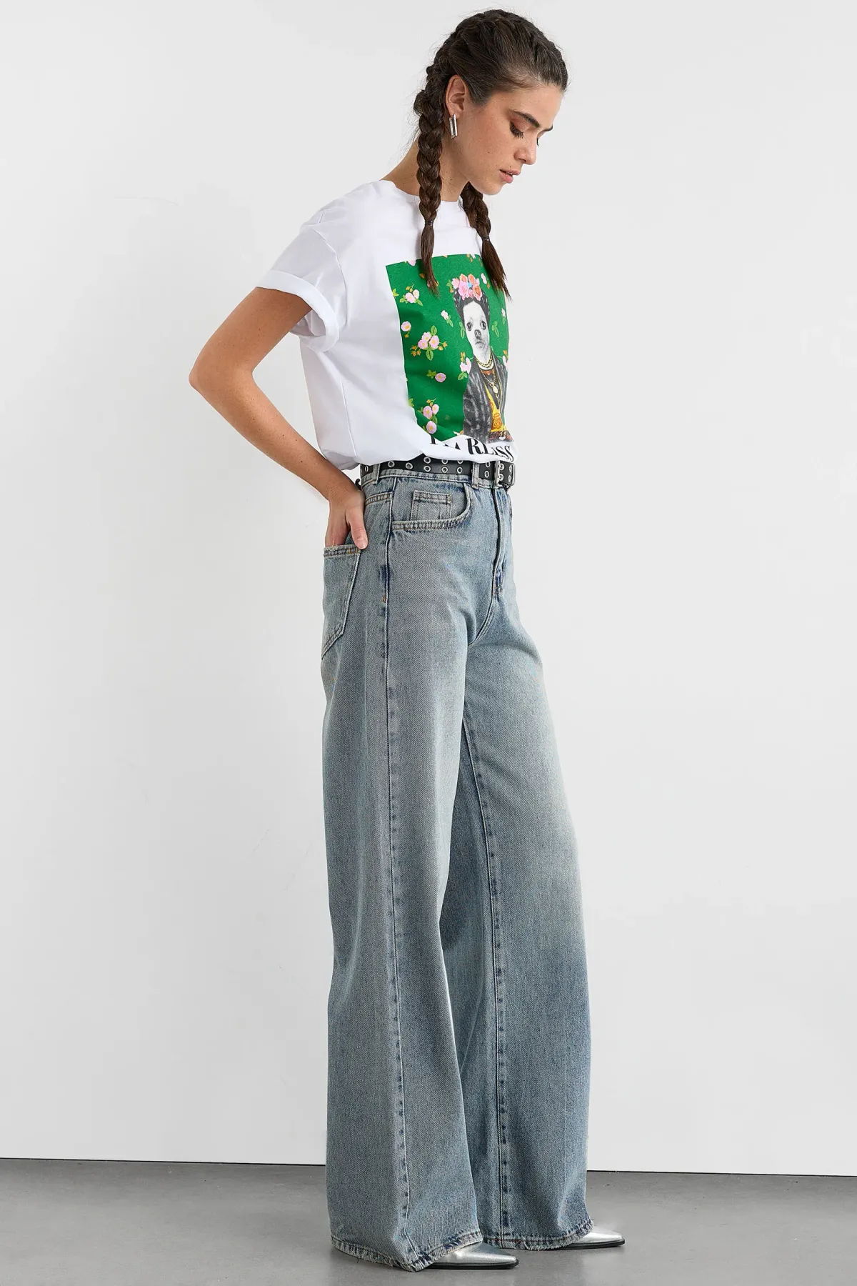 Oversized Printed Tee 3