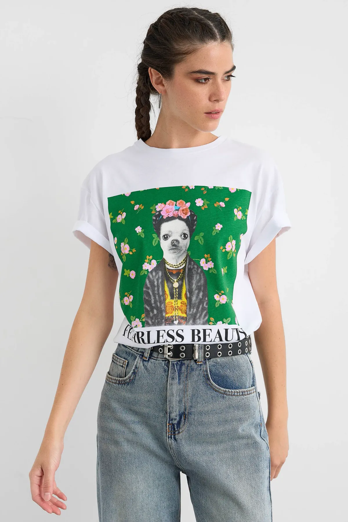 Oversized Printed Tee 1