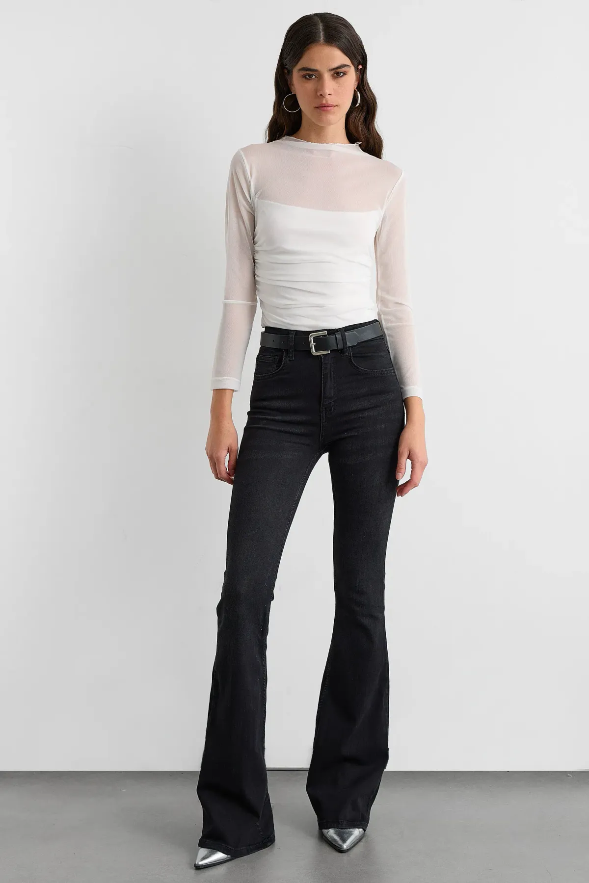 High Waist Flare Jeans