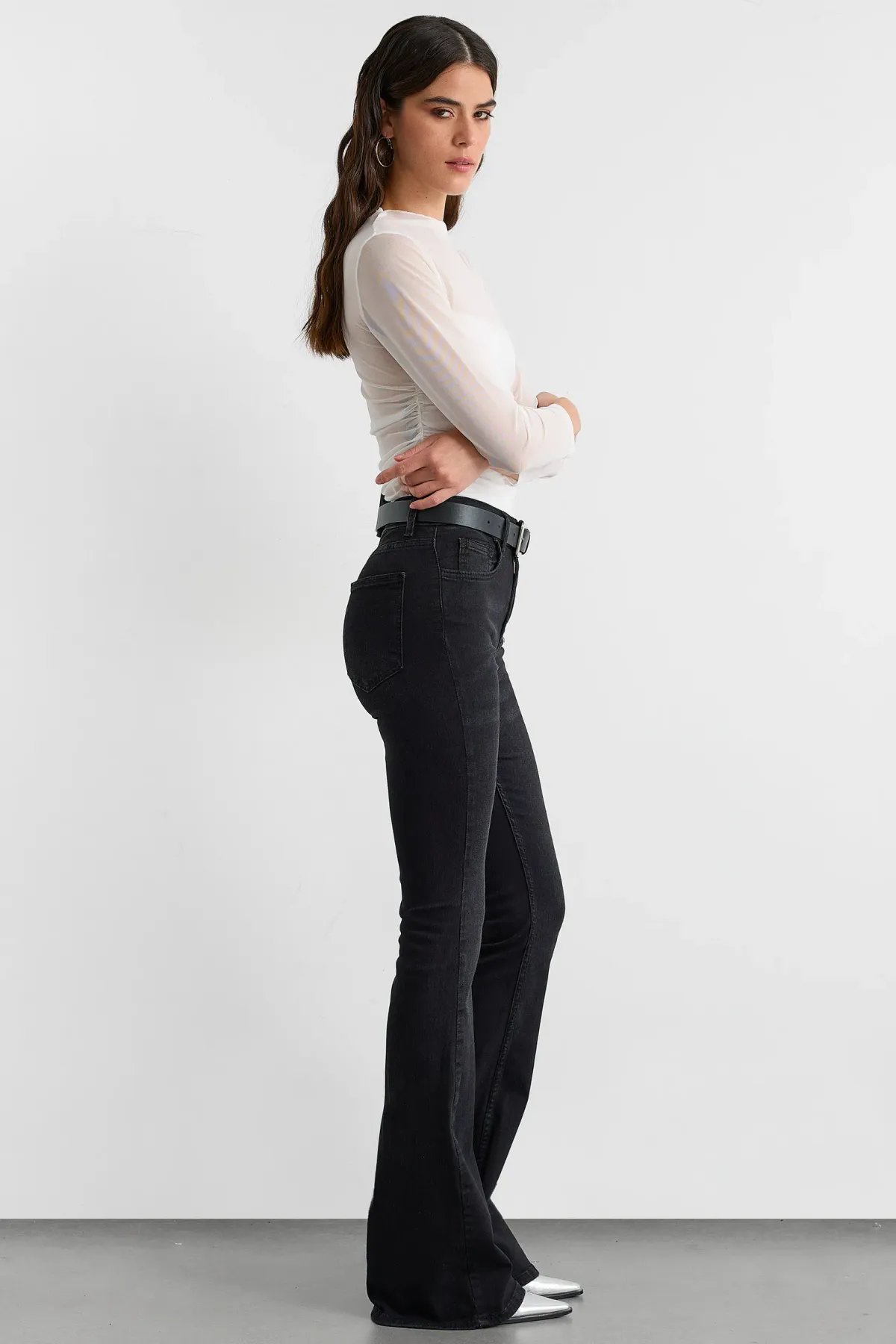 High Waist Flare Jeans