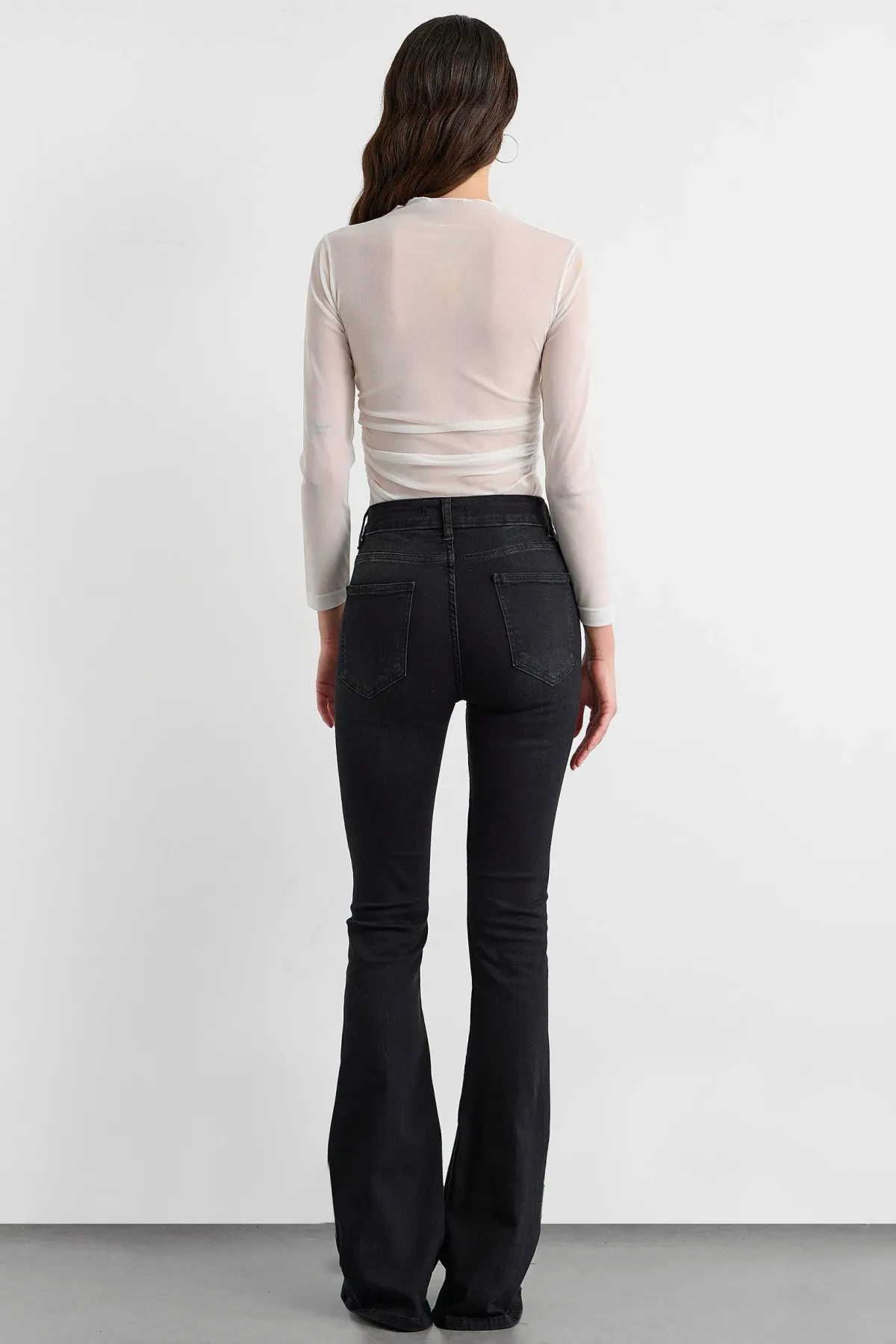 High Waist Flare Jeans 4