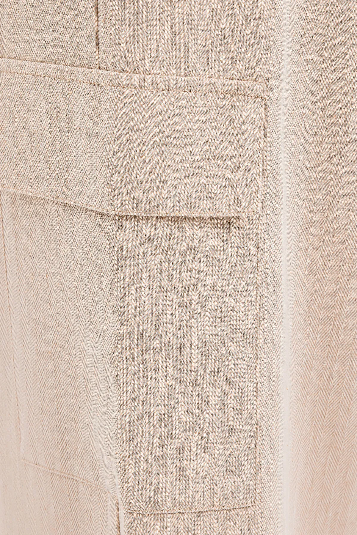High Waist Wide-Leg Trousers with Pocket 5