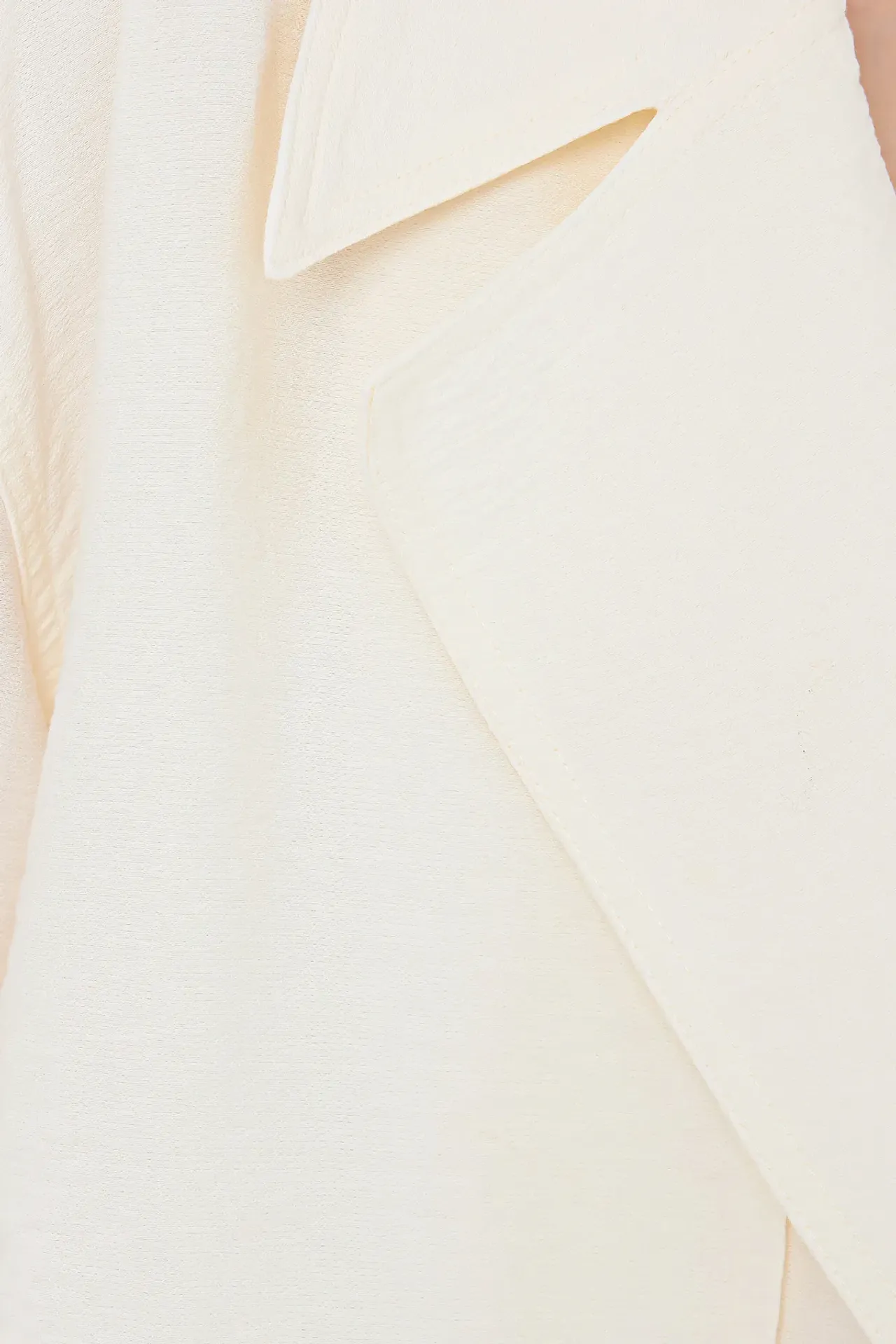 Long Sleeve Paperbag Coat Jacket with Belt Detail