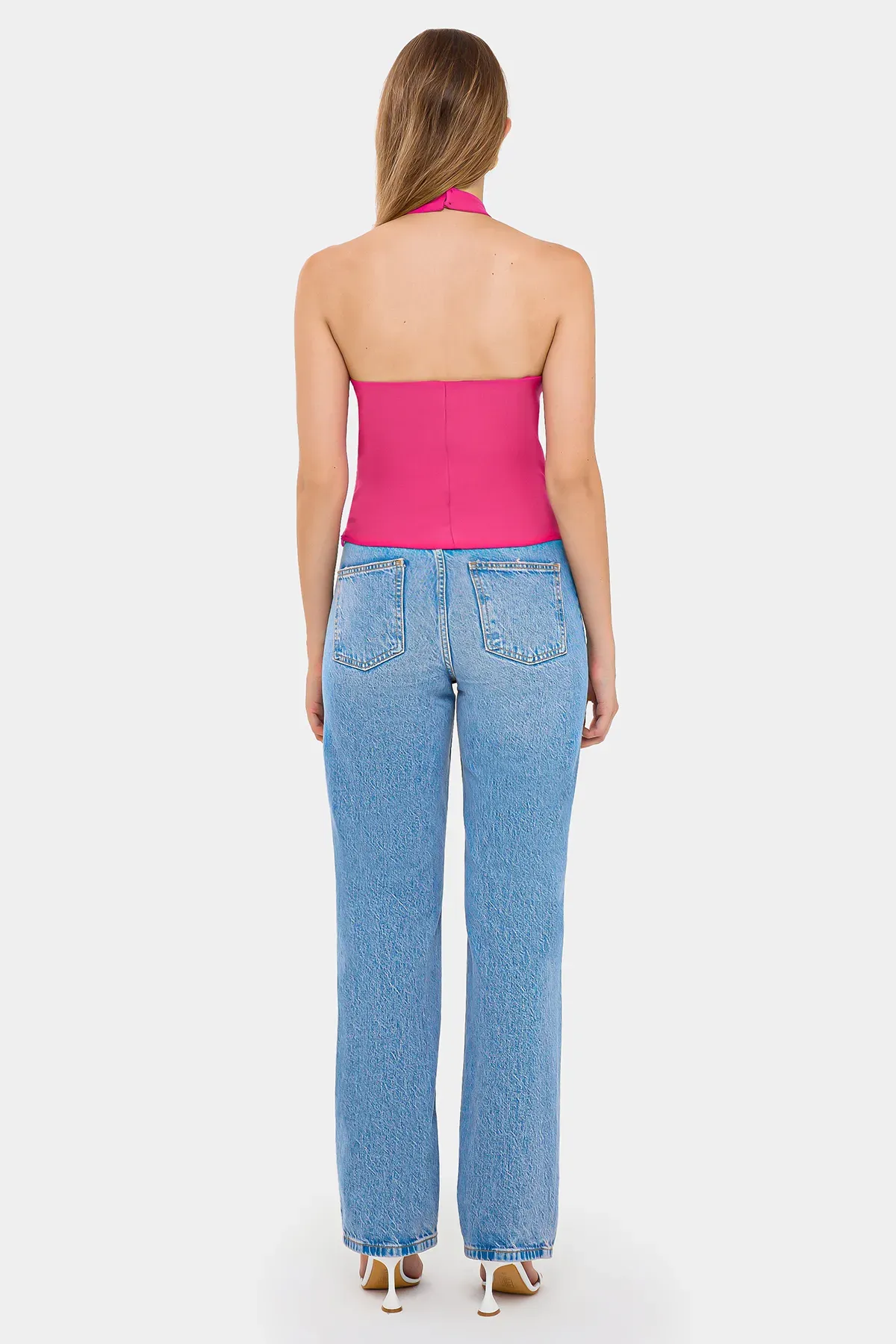Sleeveless Top with Flower Detail 4