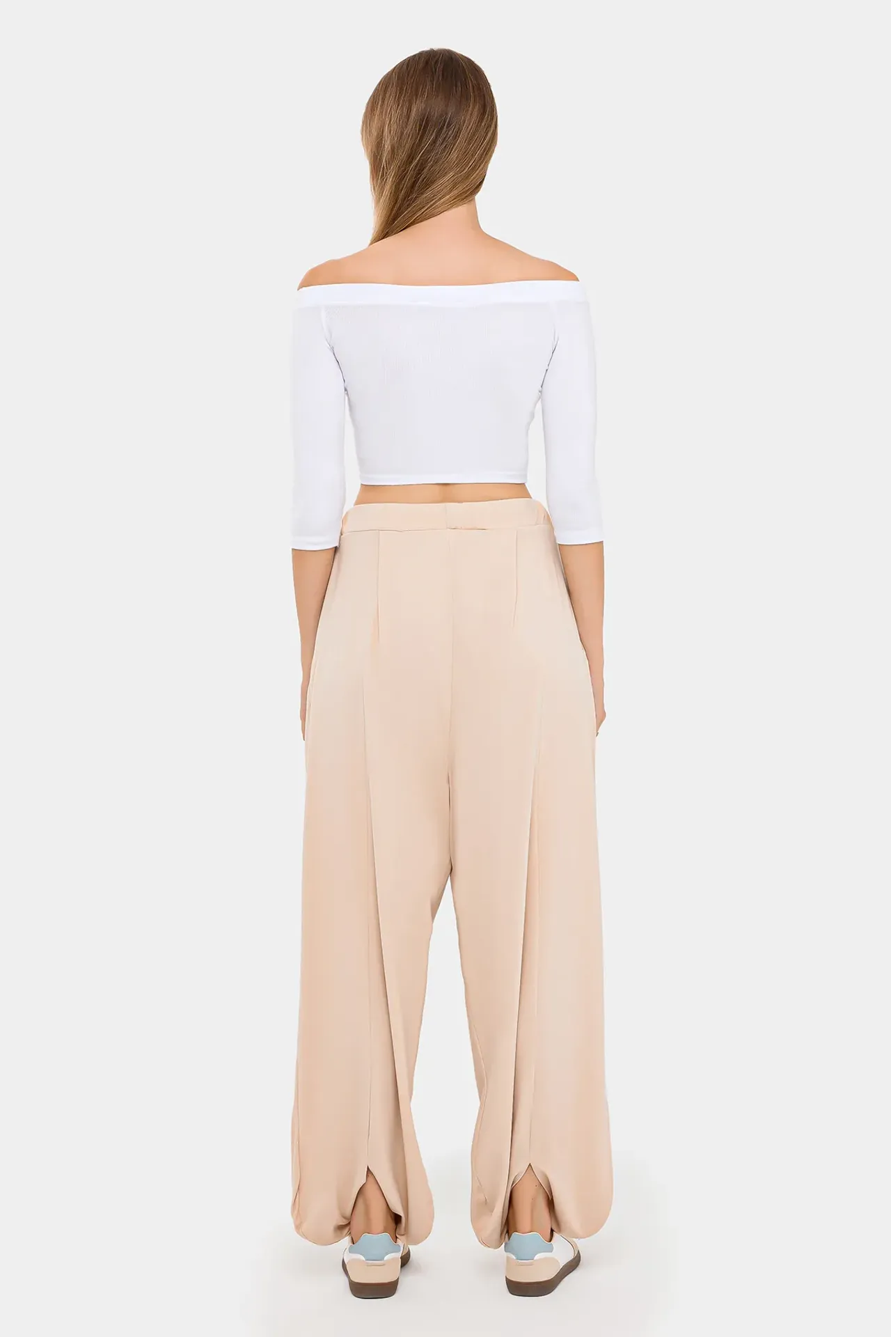 Pleated Parachute Trousers