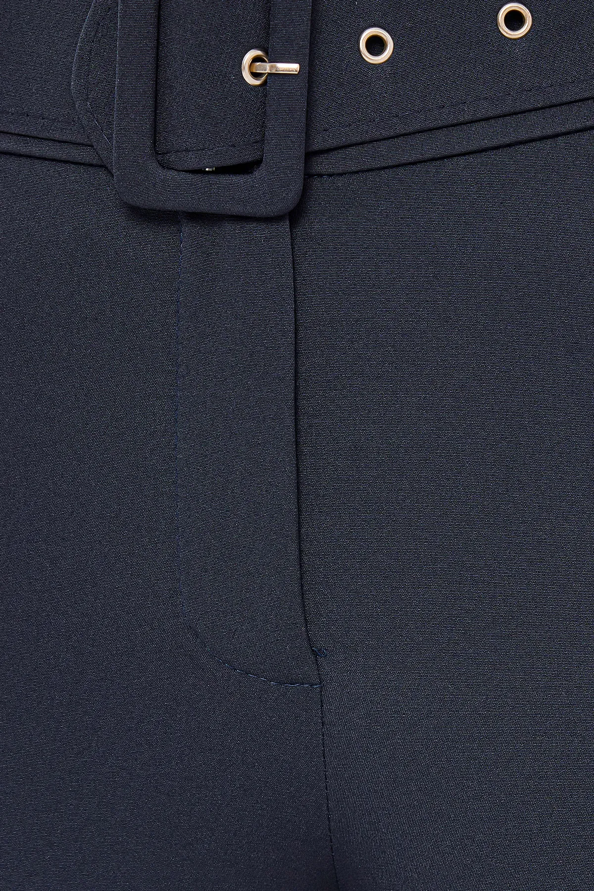 High-Waist Belted Flare Trousers 5