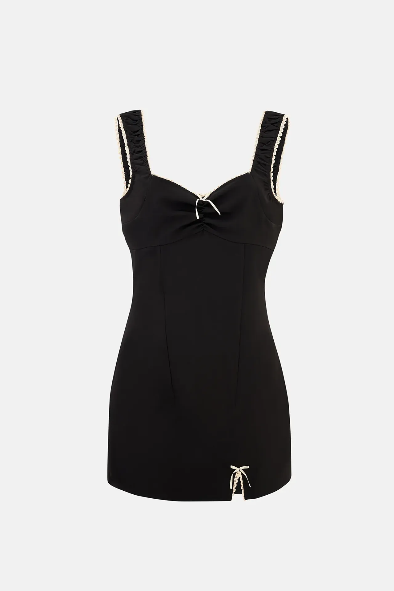 Sleeveless Mini Dress with Bow Detail