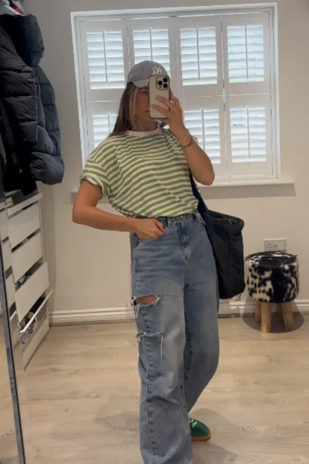 Striped Crew Neck T-shirt