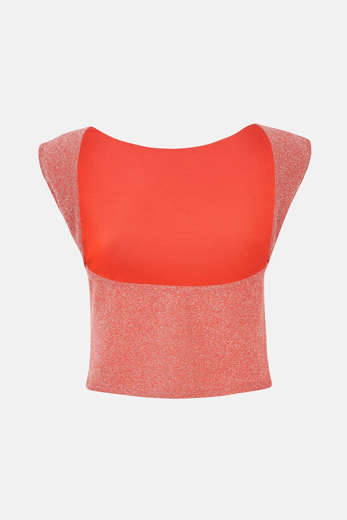Lurex Open-Back Blouse 4