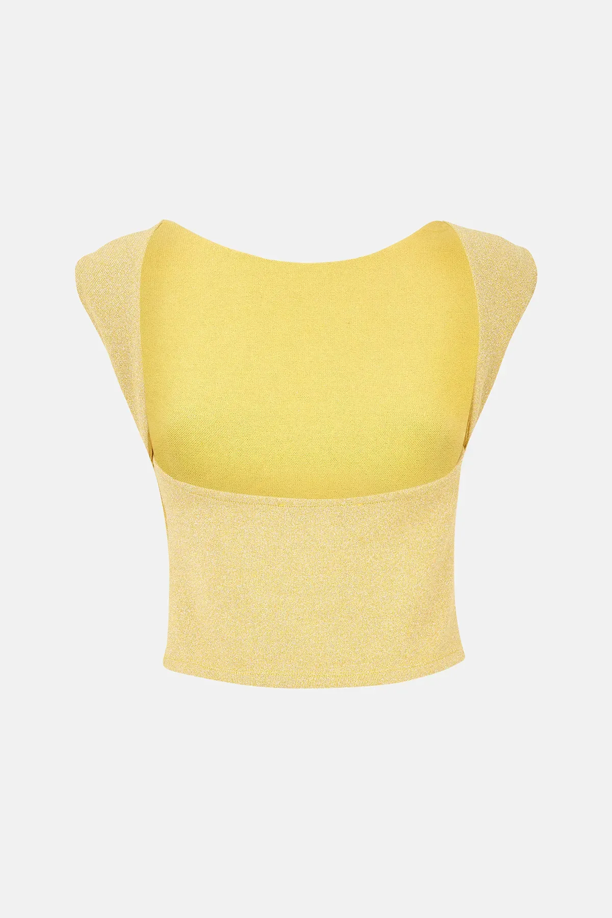 Lurex Open-Back Blouse 4