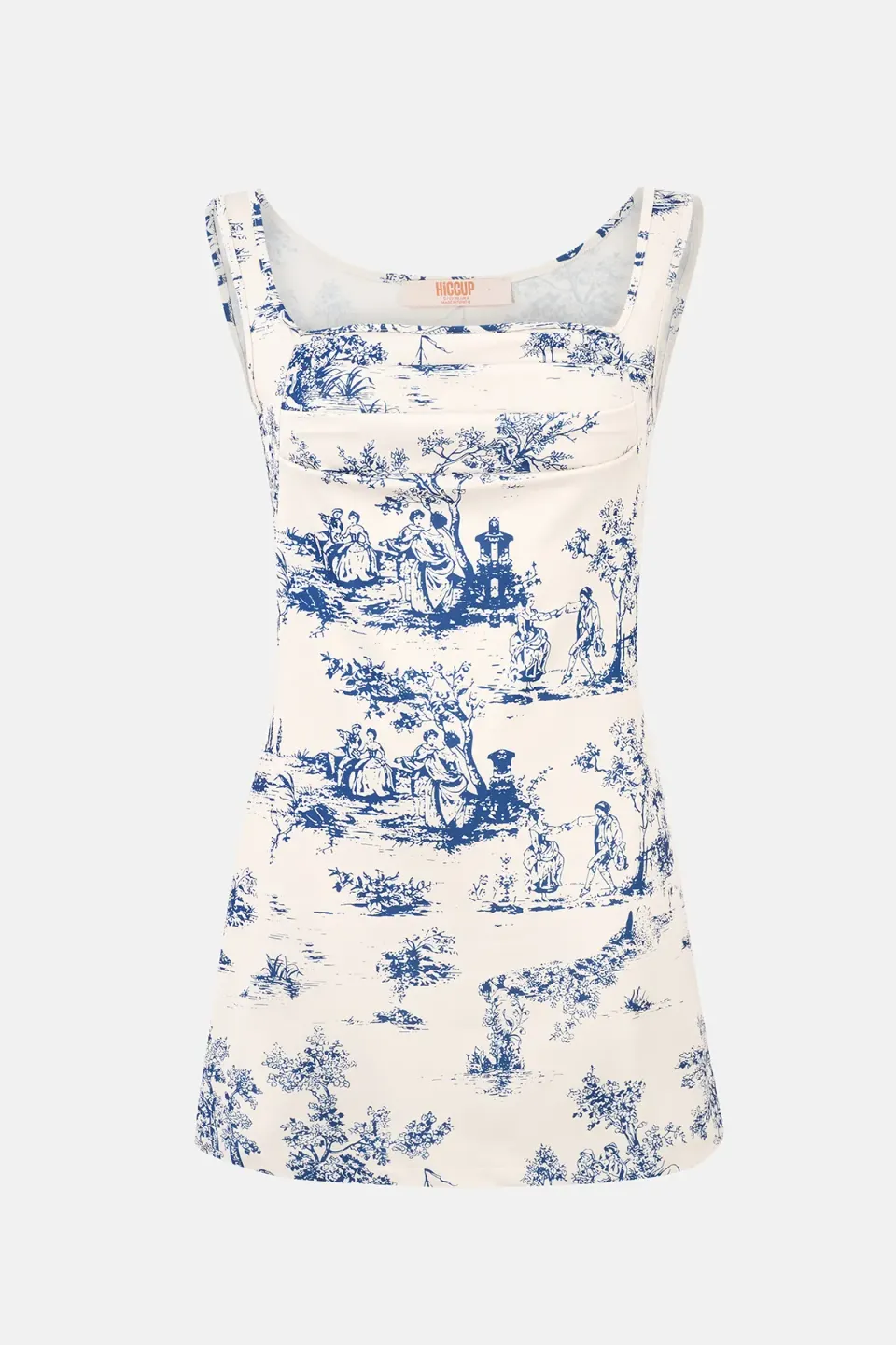Sleeveless Printed Mini Dress