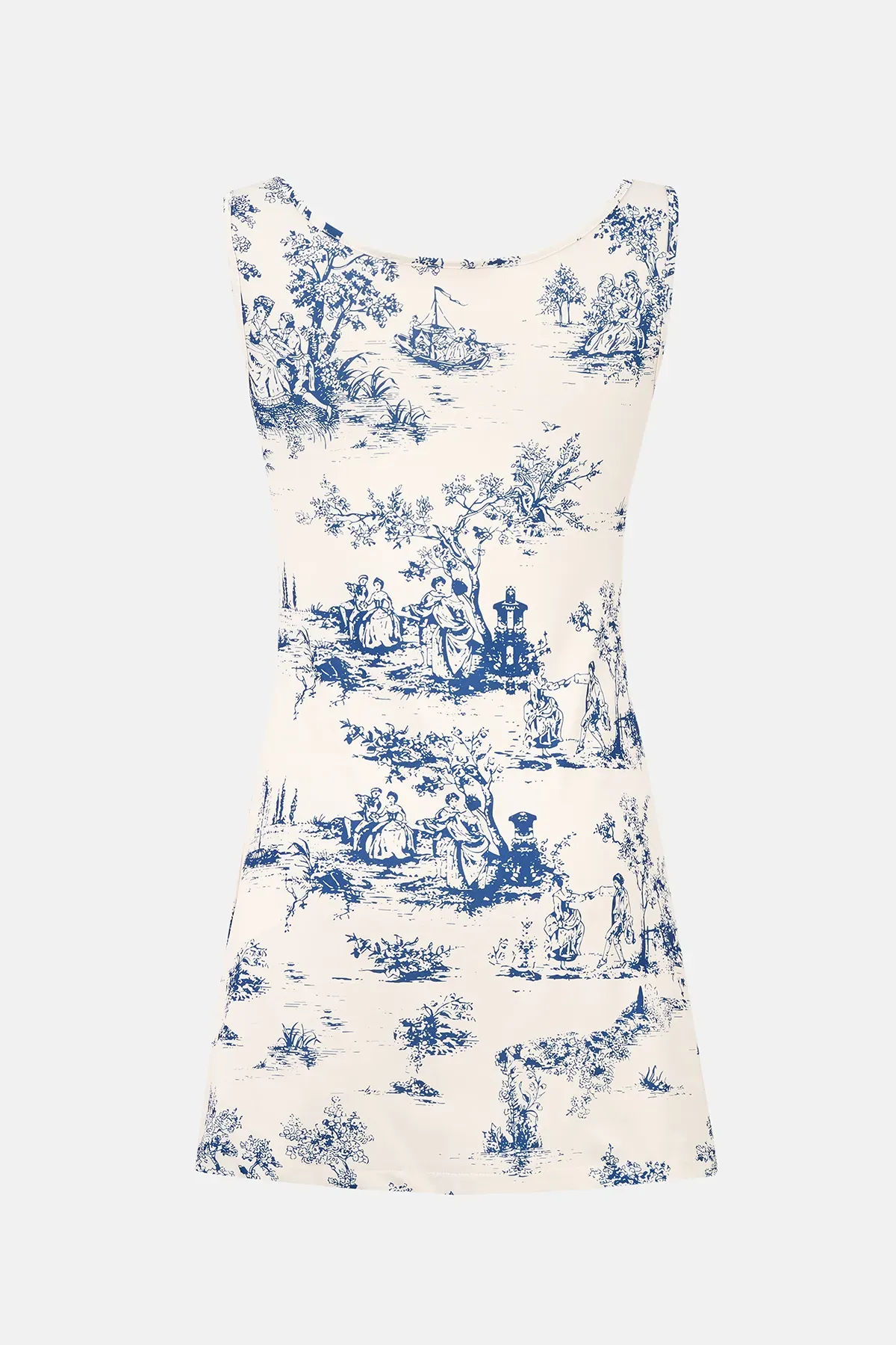 Sleeveless Printed Mini Dress 4