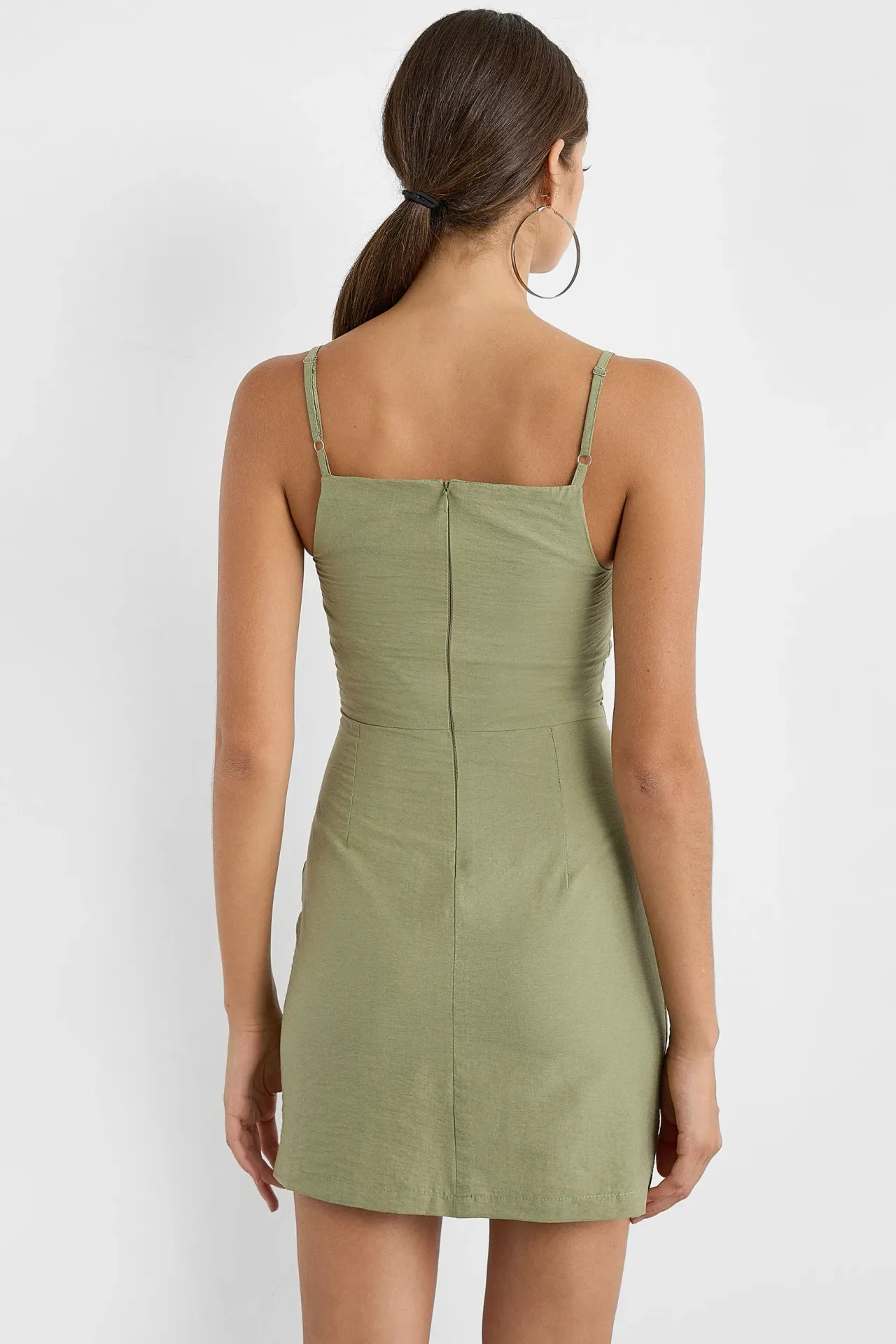 Ruched Mini Dress