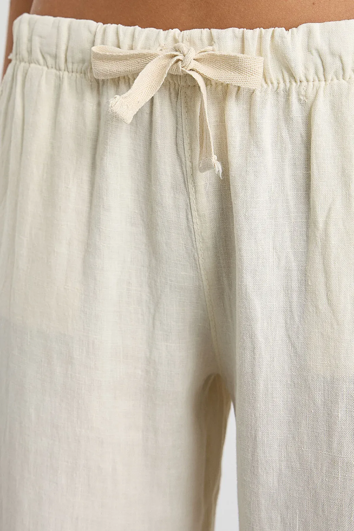 Elastic Waist Straight-Leg Pants 5