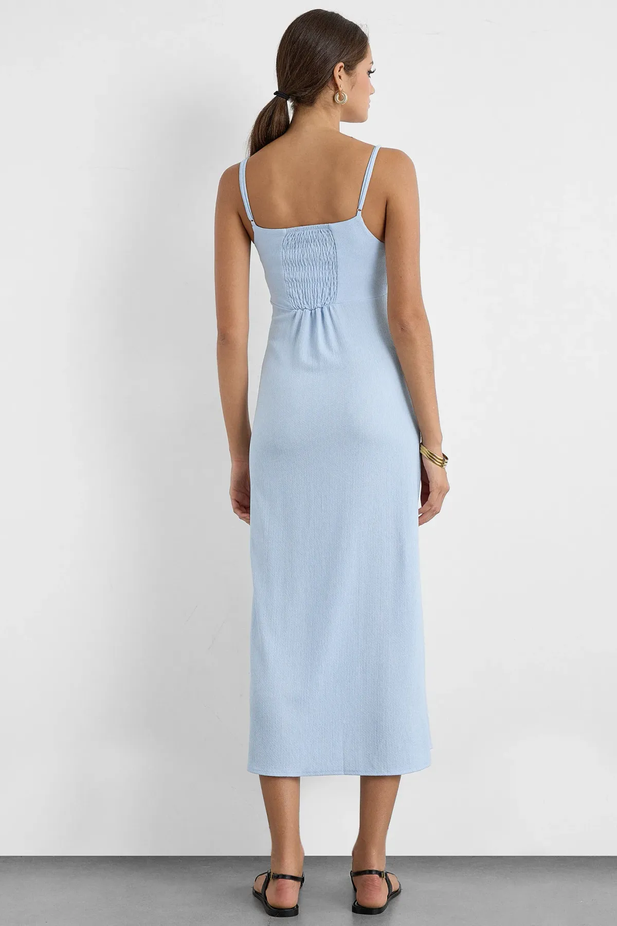 Side-Slit Midi Dress 4