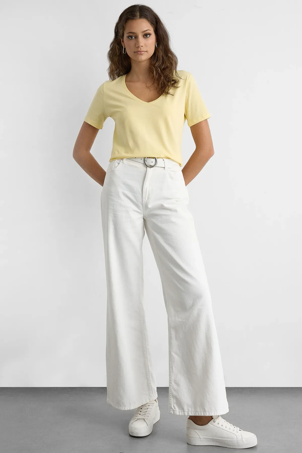 Short Sleeve V-Neck T-Shirt 2