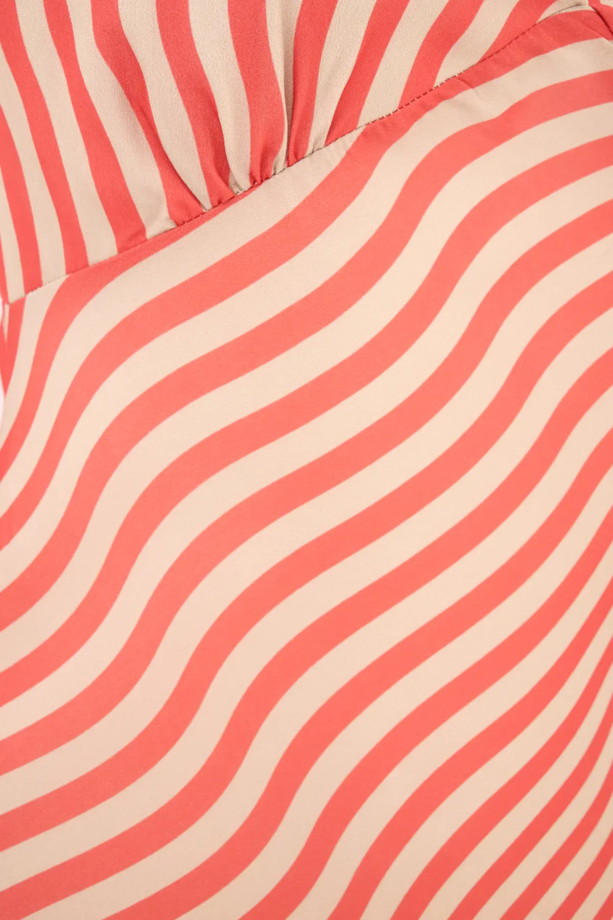 Diagonal Stripe Midi Dress 6
