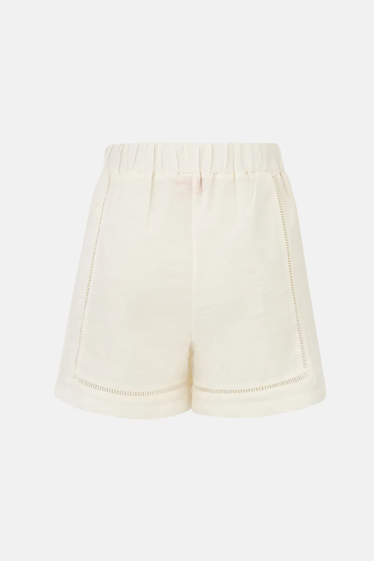 Linen Shorts with Cutout Detail  5