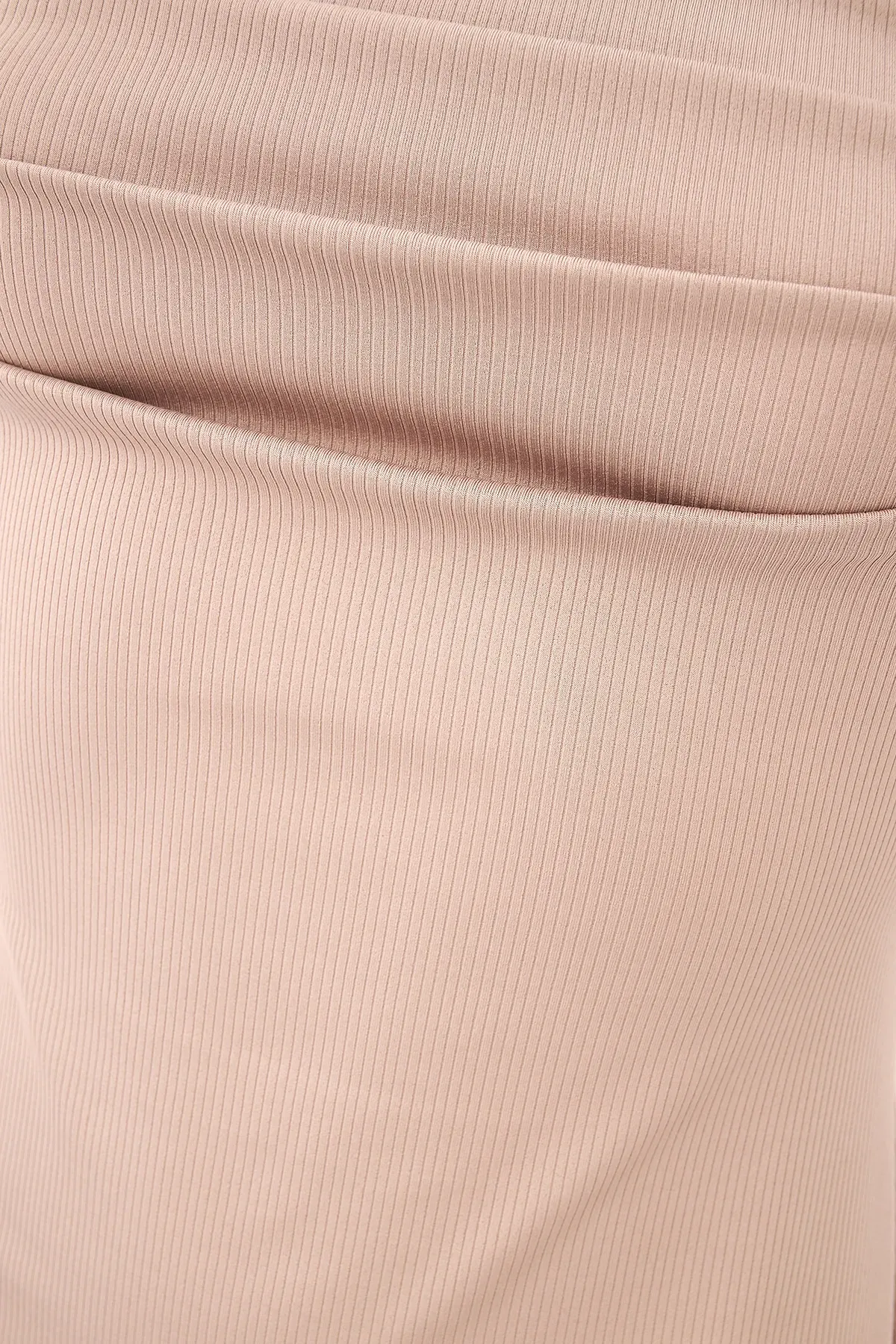 Ruched Square-Neck Mini Dress 5