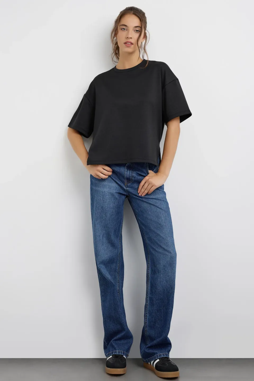 Black Boxy T-Shirt