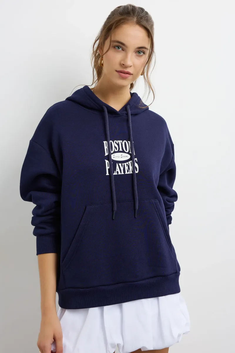 Oversized Printed Hoodie 4