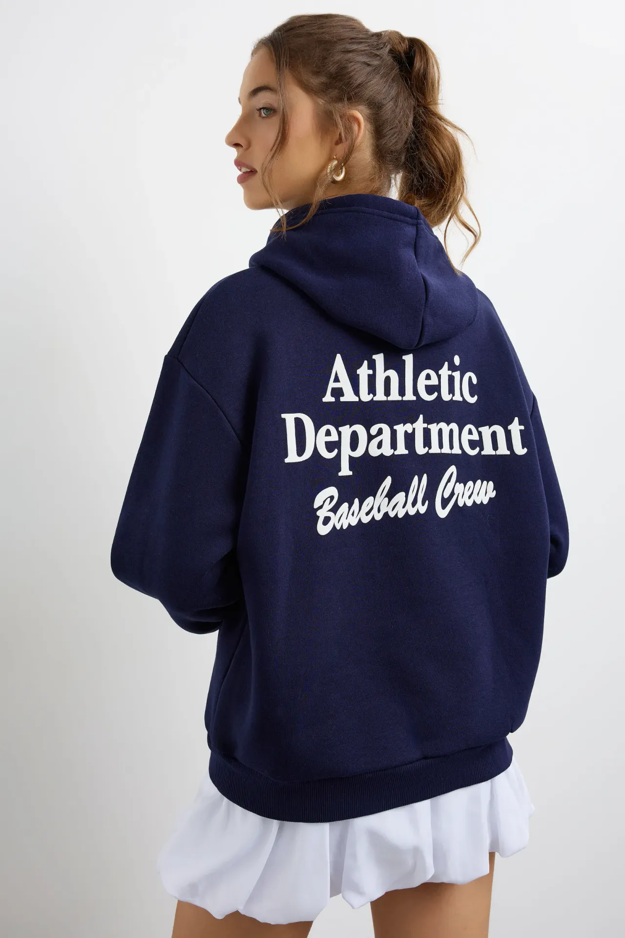 Oversized Printed Hoodie