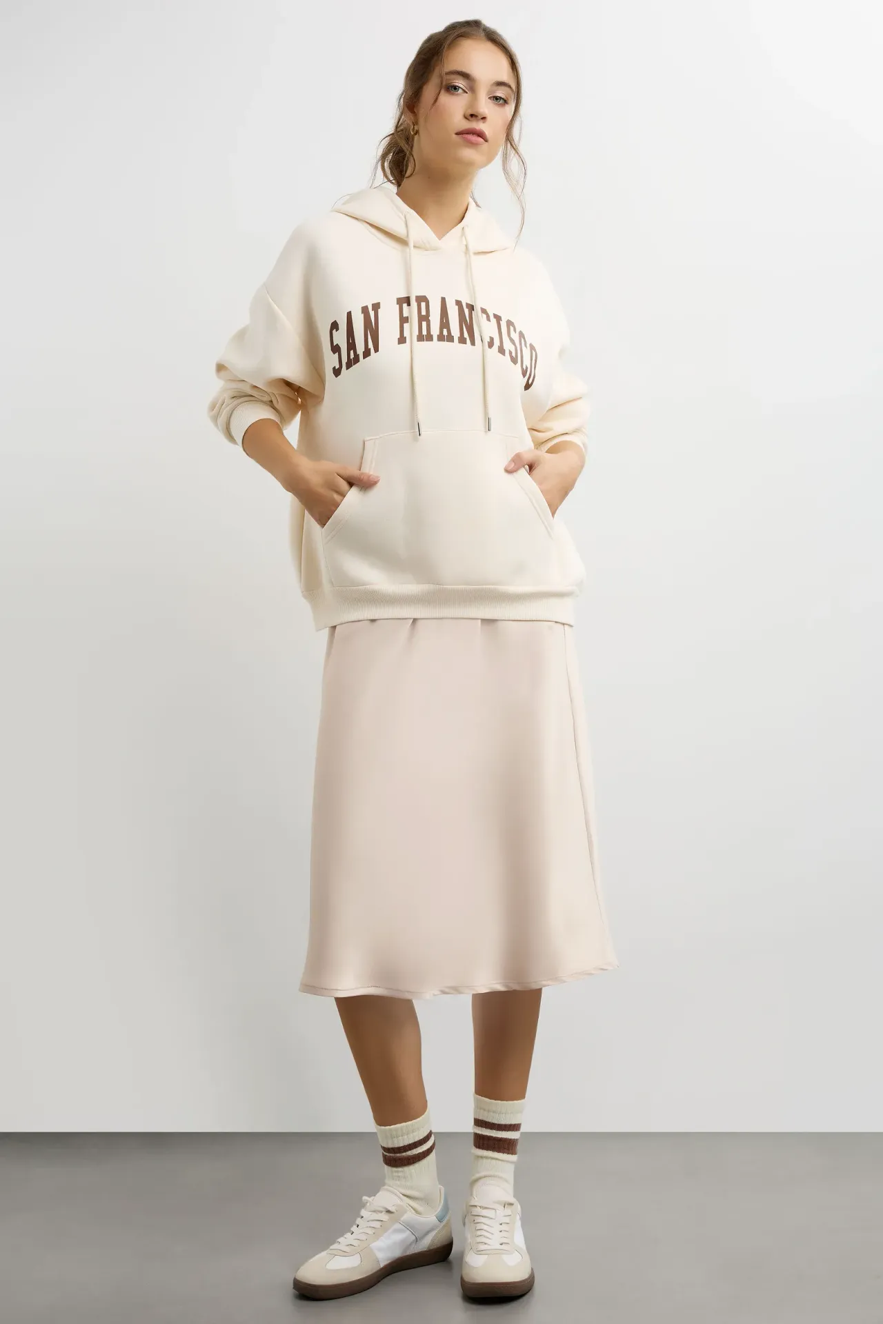 Printed Oversized Hoodie