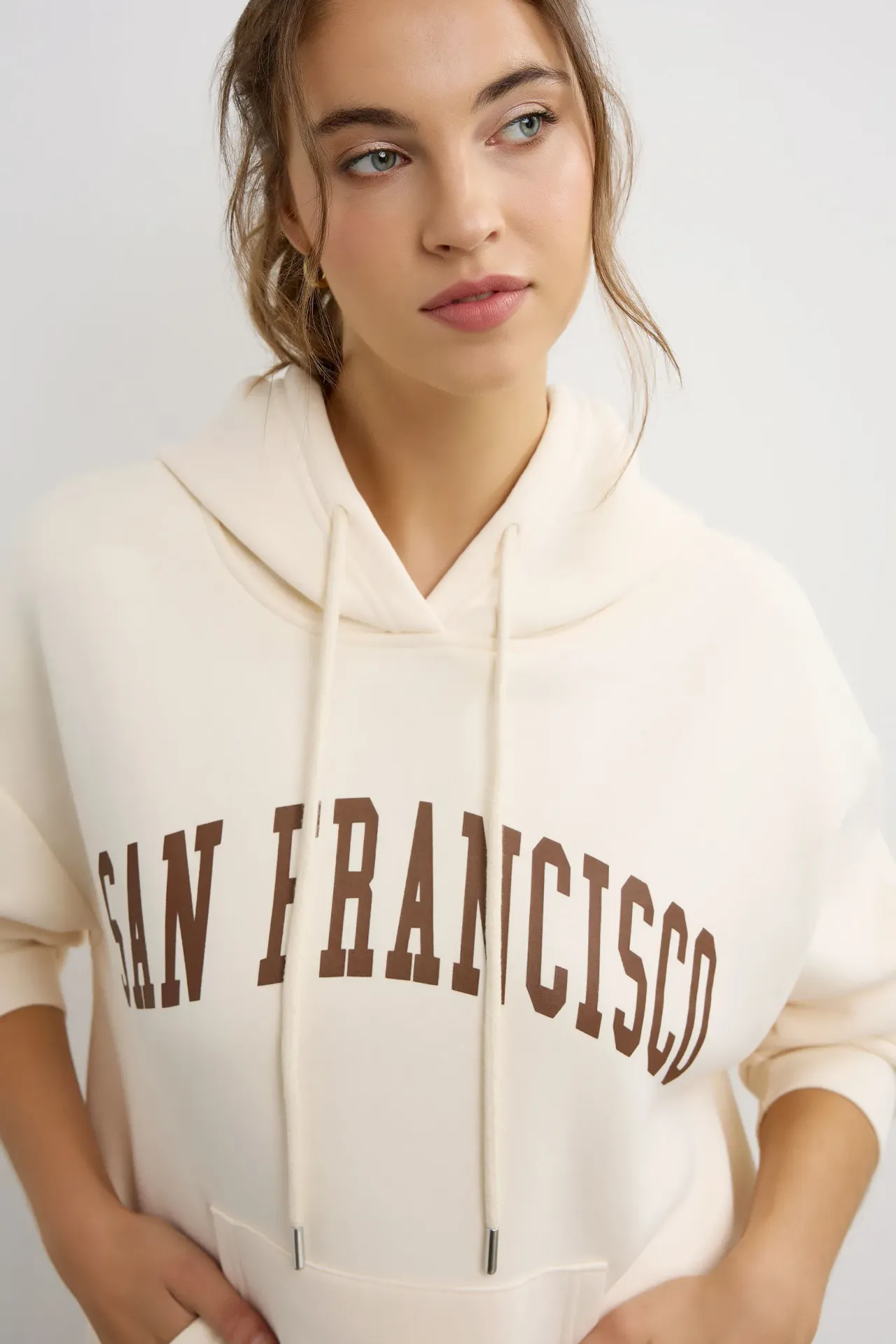 Printed Oversized Hoodie