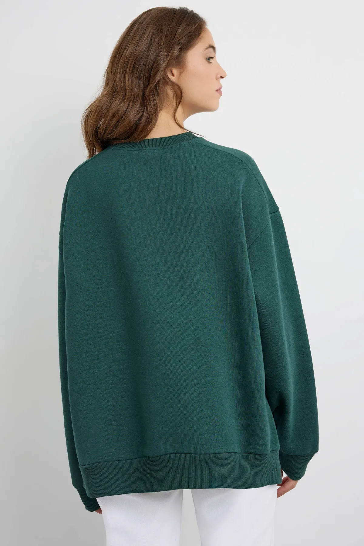 Oversized Zip-Detail Sweatshirt 5