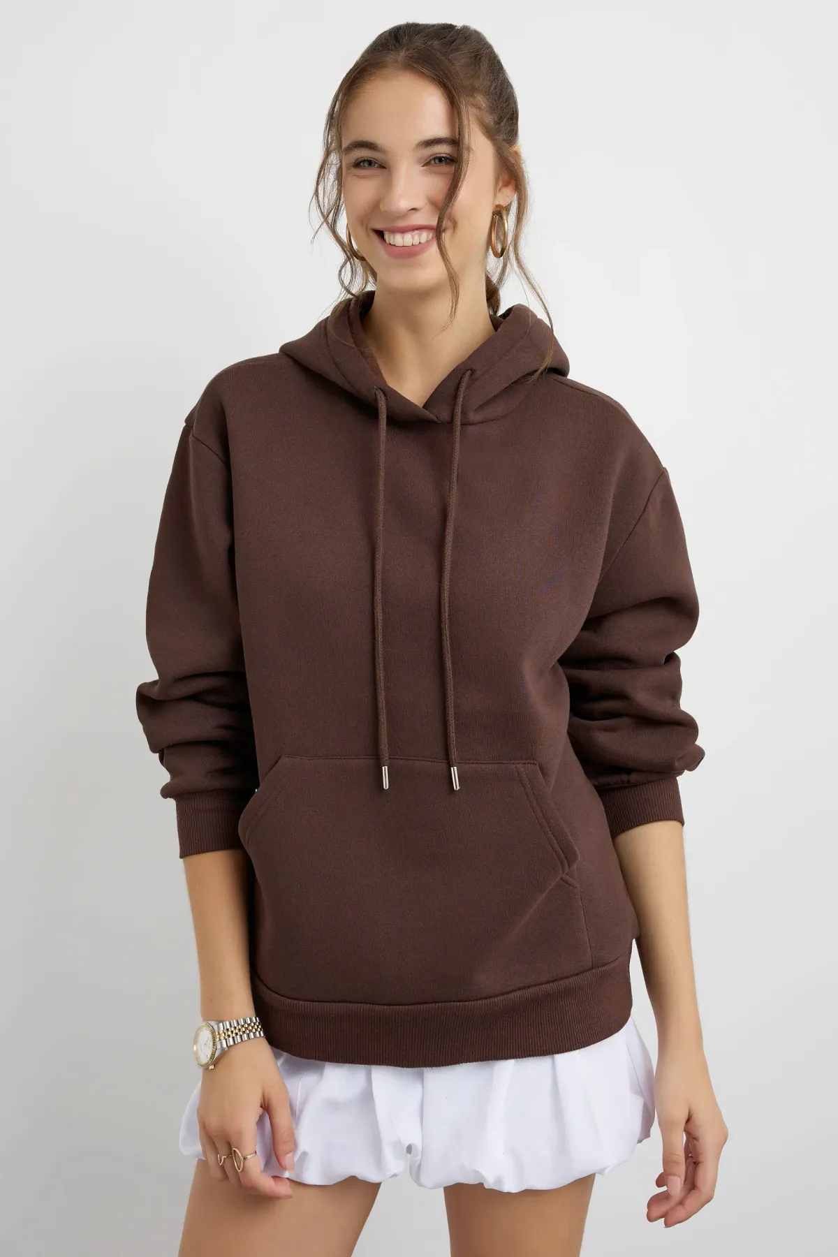 Oversized Basic Hoodie 3