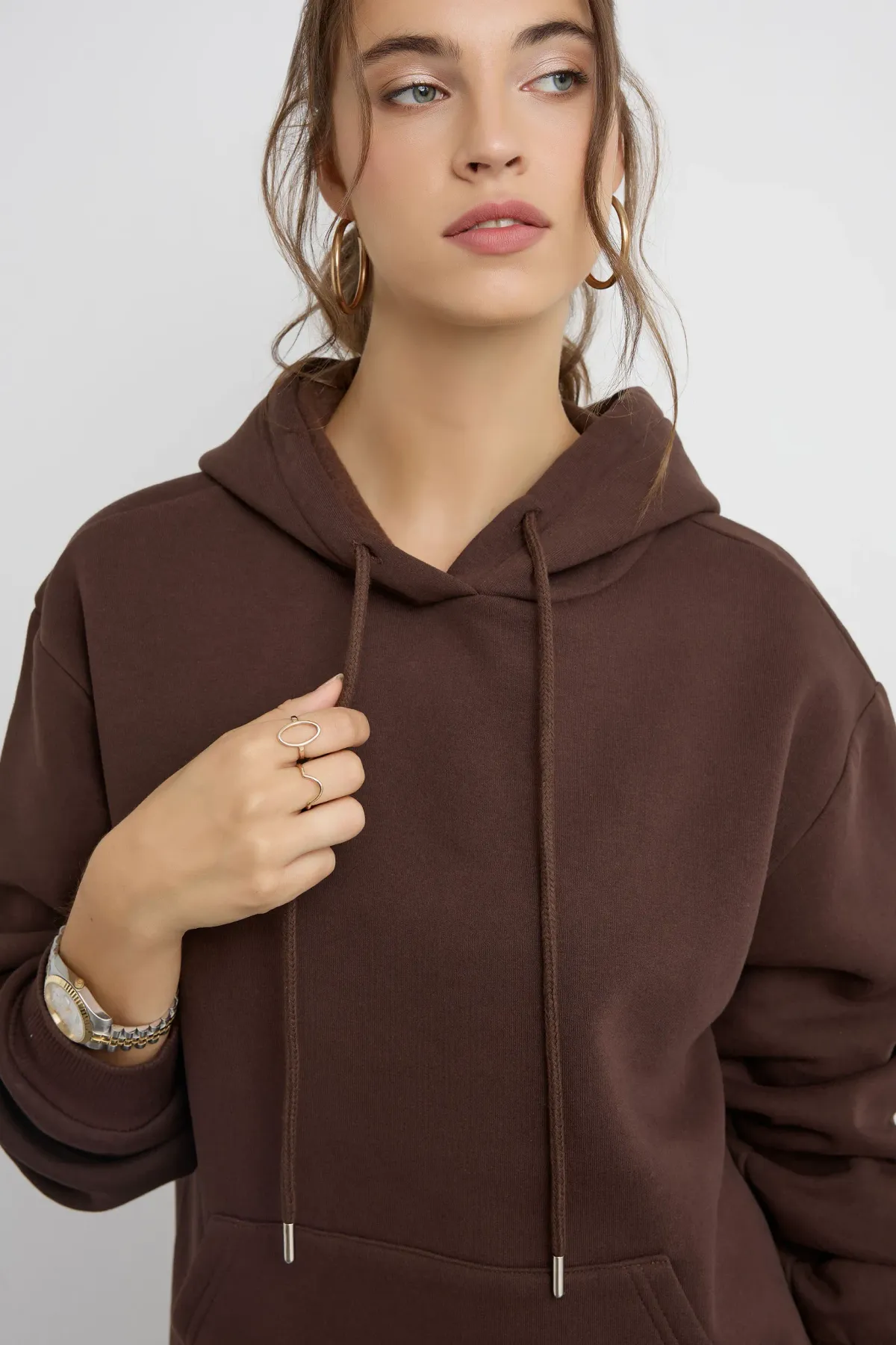 Oversized Basic Hoodie 5
