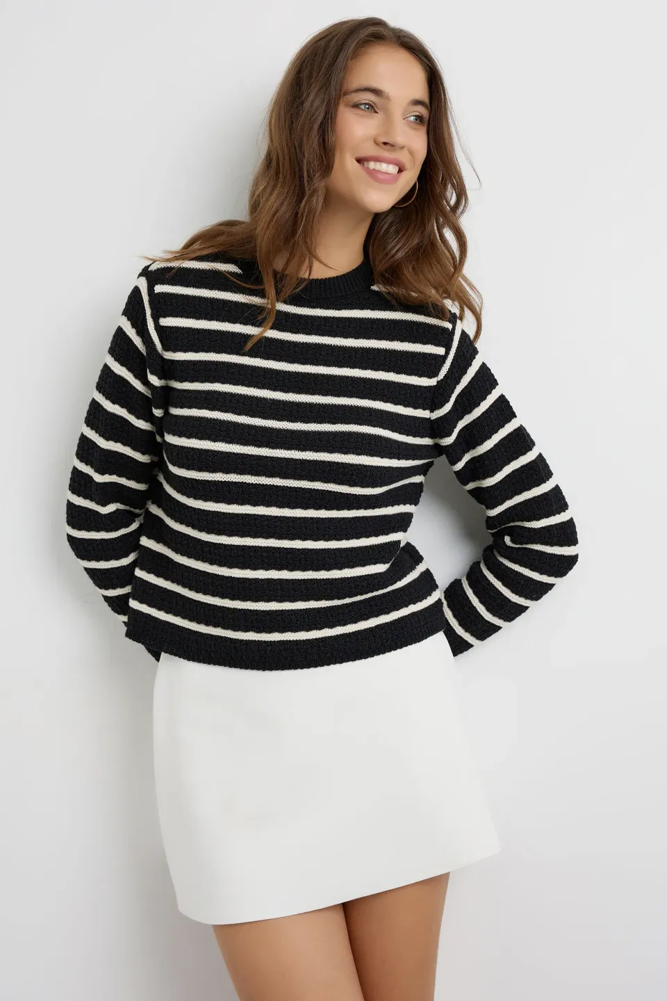 Striped Knitted Sweater