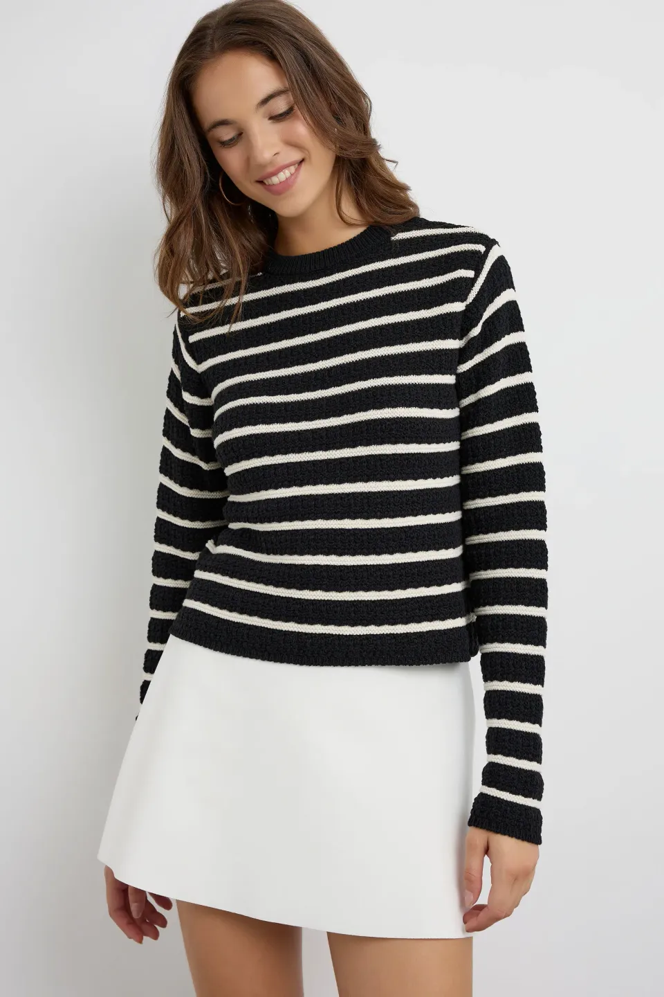Striped Knitted Sweater