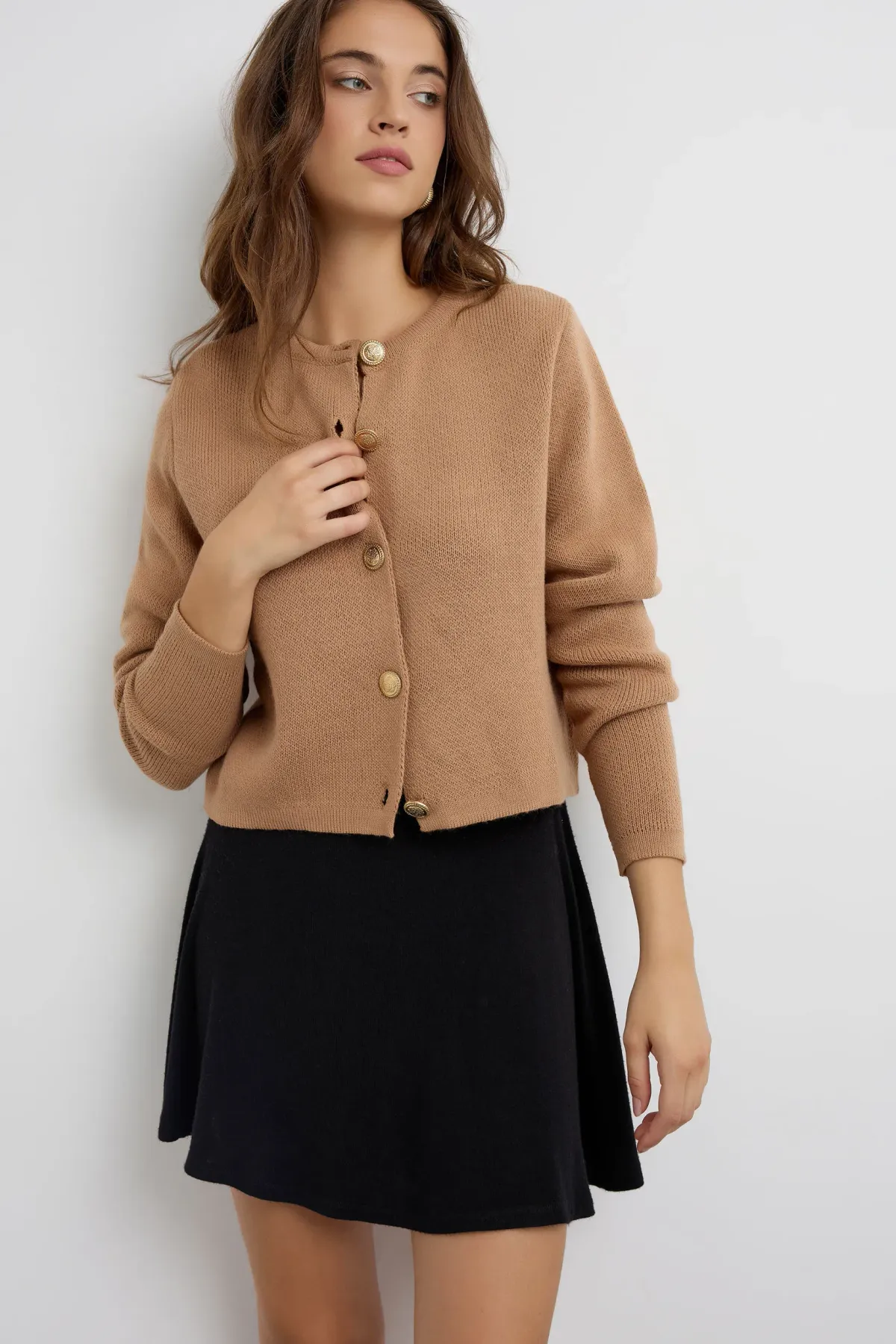 Buttoned Knit Cardigan 3