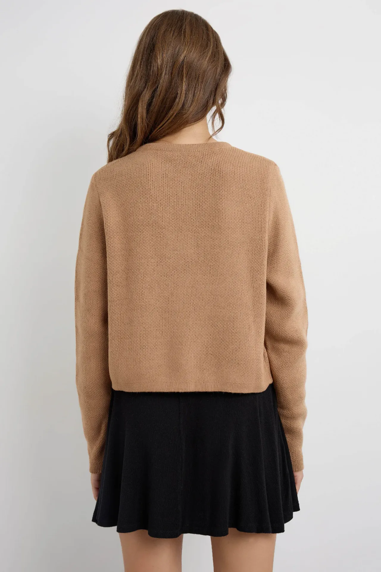 Buttoned Knit Cardigan