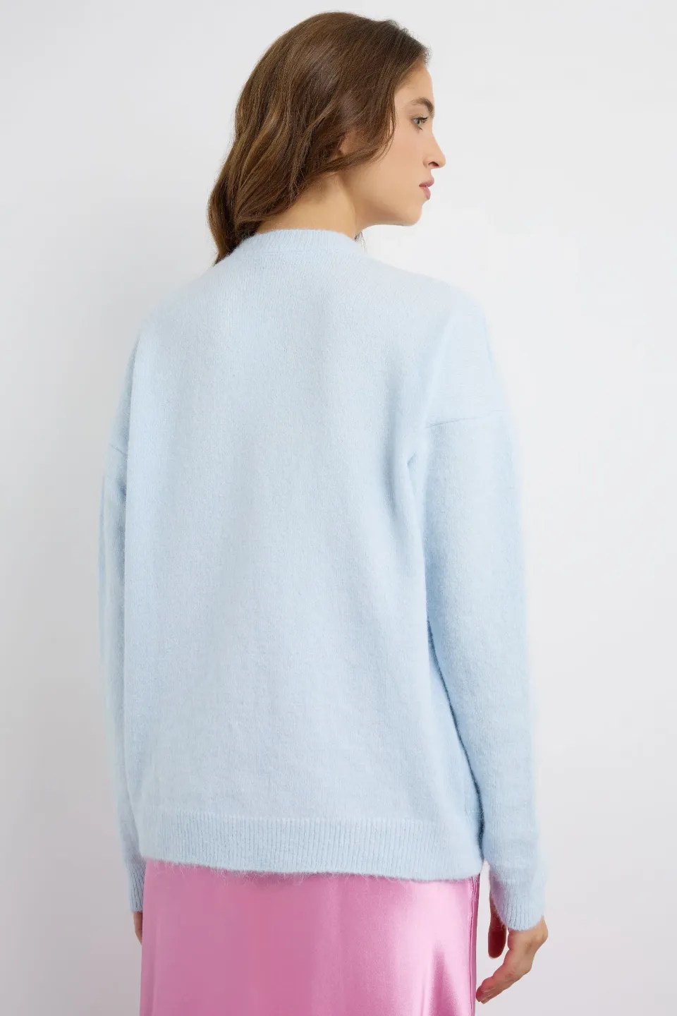 Stone-Embellished Knitted Sweater 5
