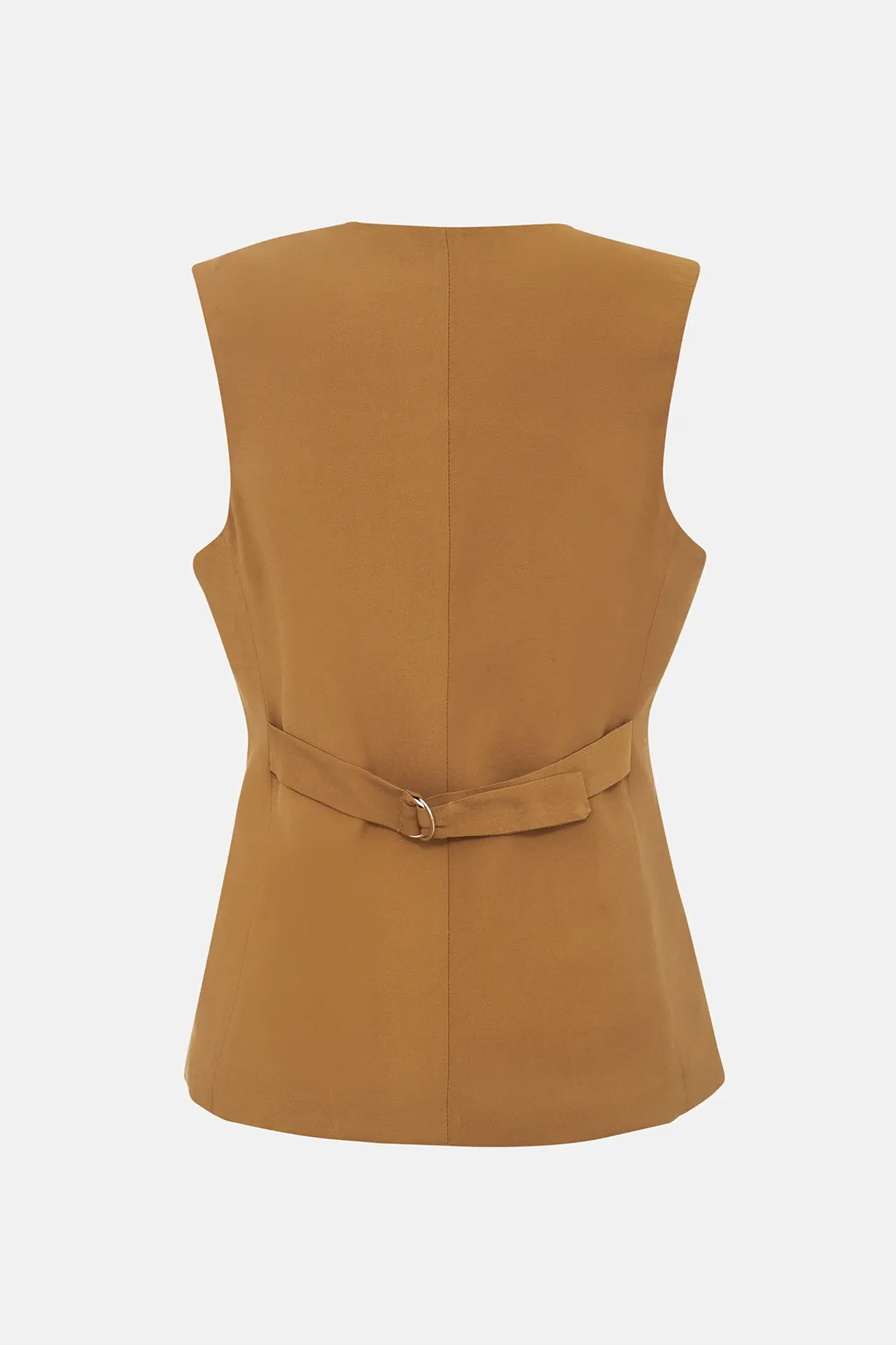 Buttoned Solid Vest