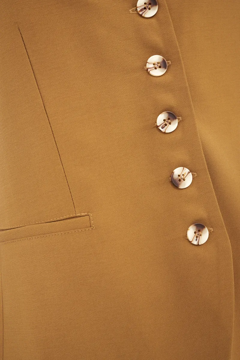 Buttoned Solid Vest 6