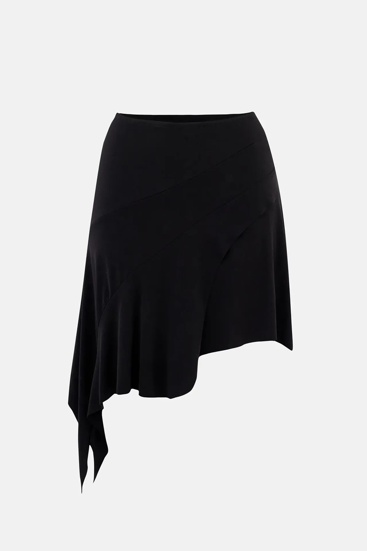 Jersey Ruffle Mini Skirt