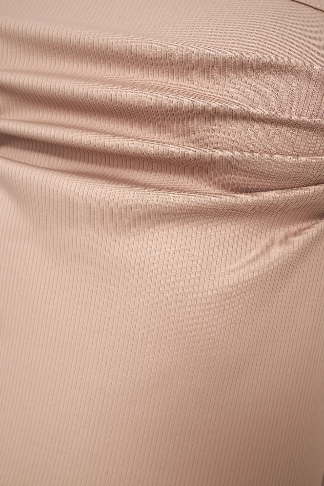 Ruched Square-Neck Blouse