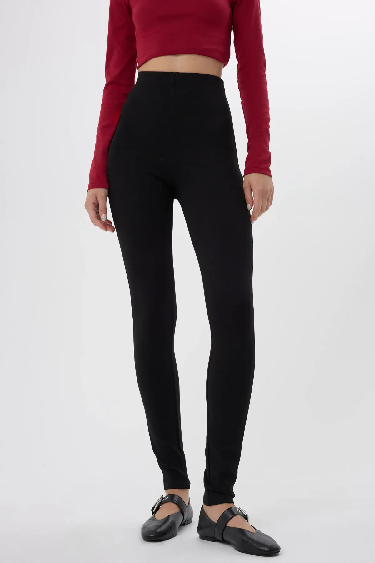 High-Waist Basic Leggings 3