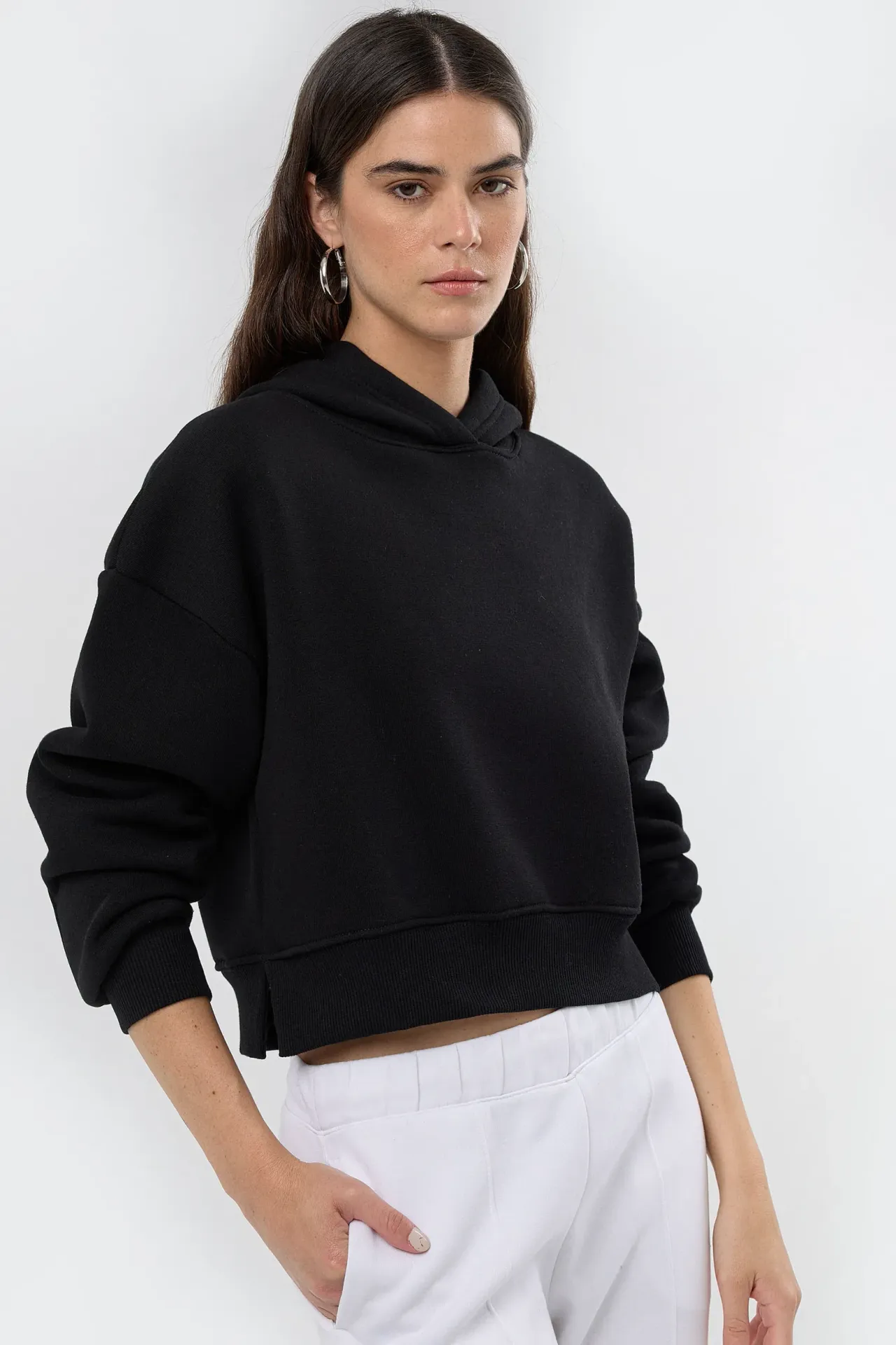 Relaxed Jersey Hoodie