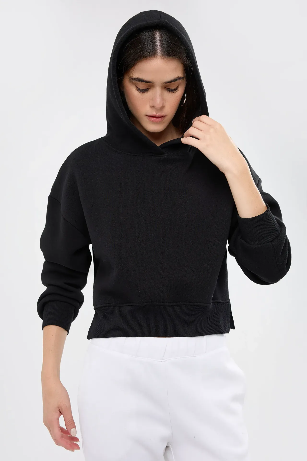 Relaxed Jersey Hoodie