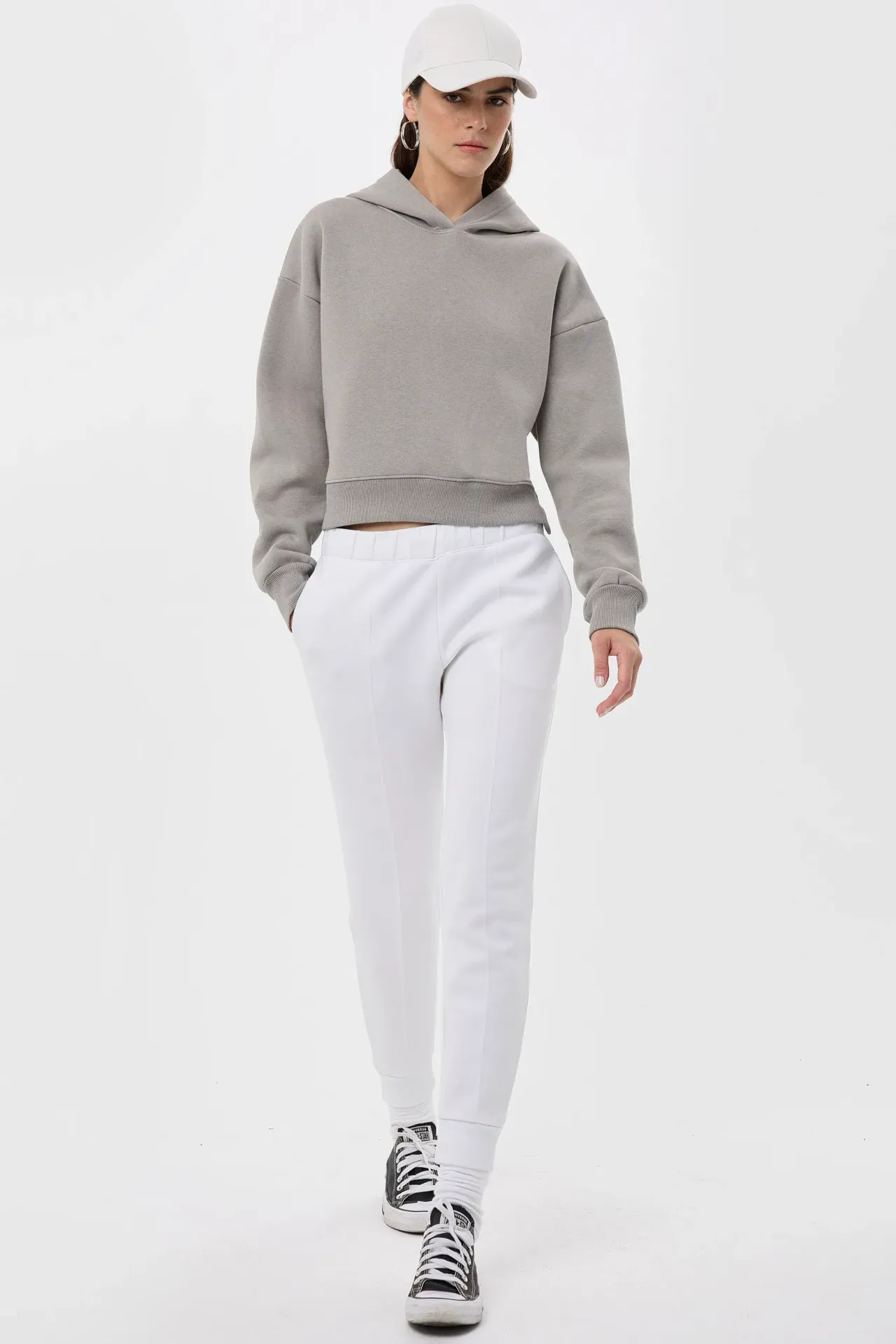 Relaxed Jersey Hoodie