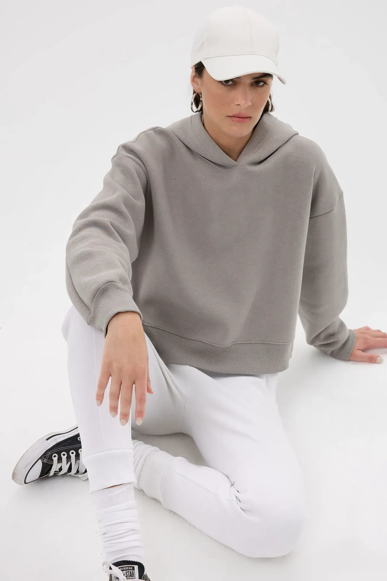 Relaxed Jersey Hoodie