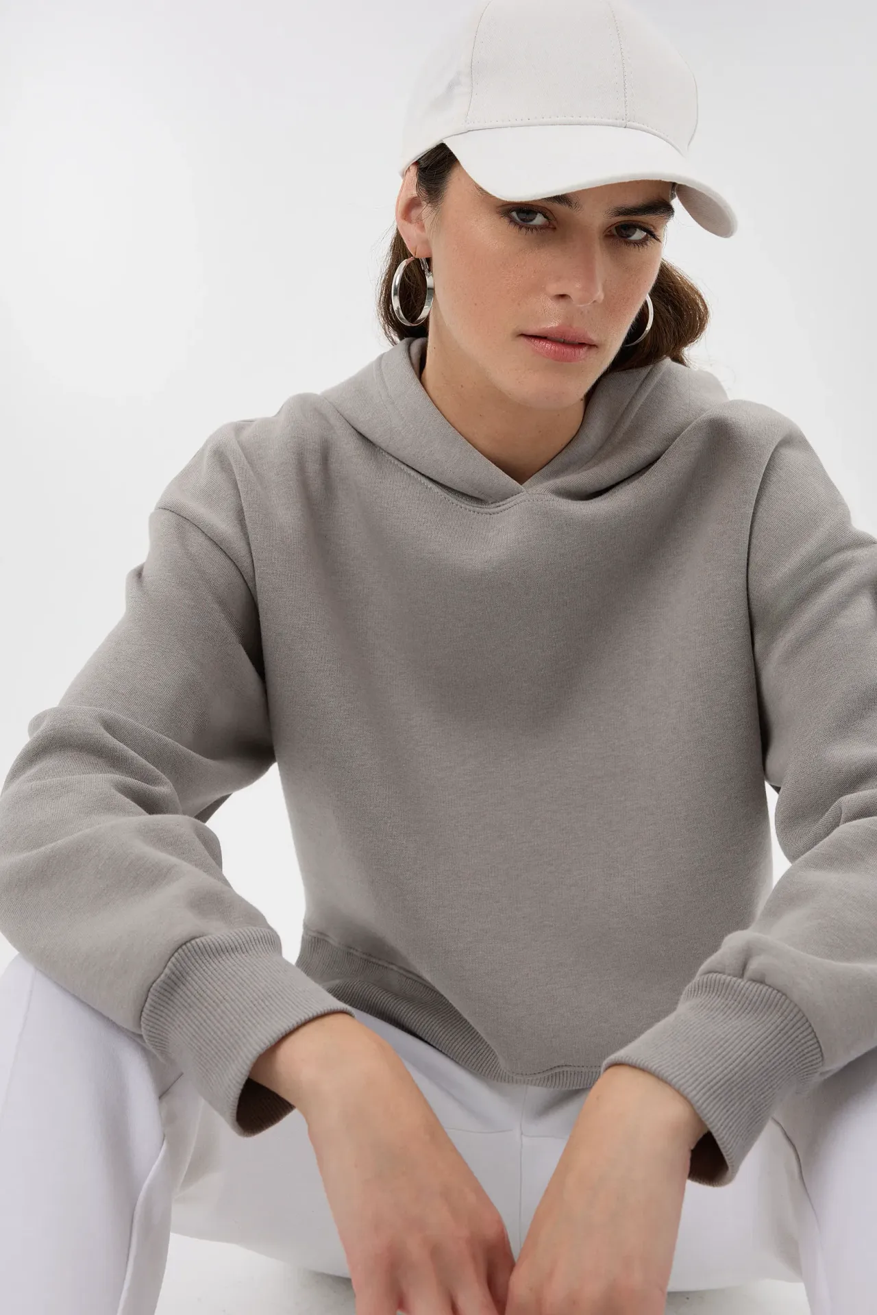 Relaxed Jersey Hoodie