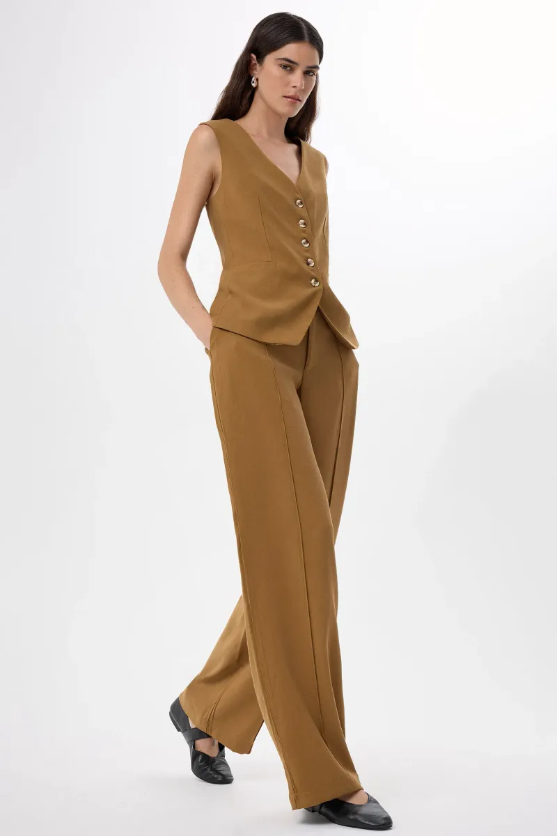 High-Waist Wide-Leg Pants 4