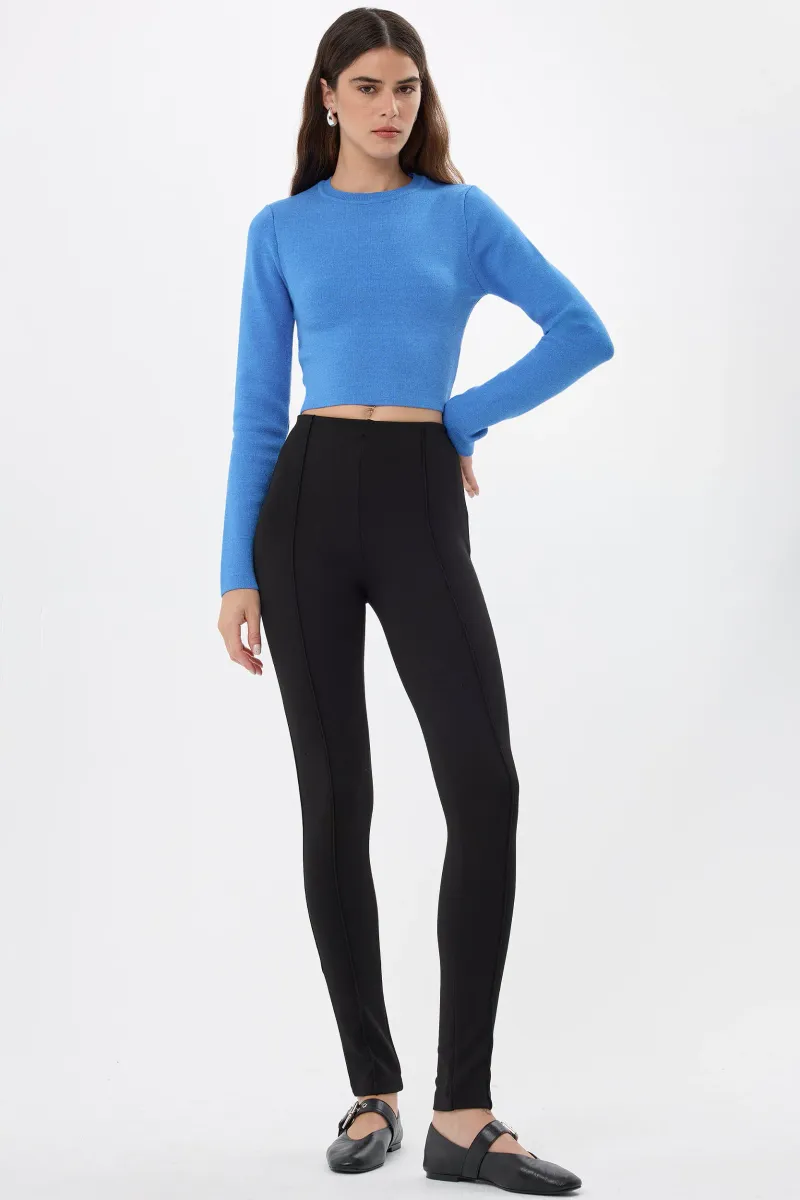 Basic Mid-Rise Leggings 1